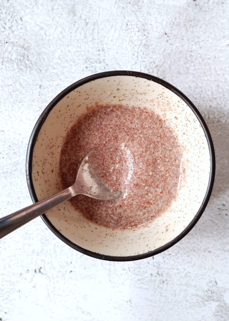 flax egg in a bowl