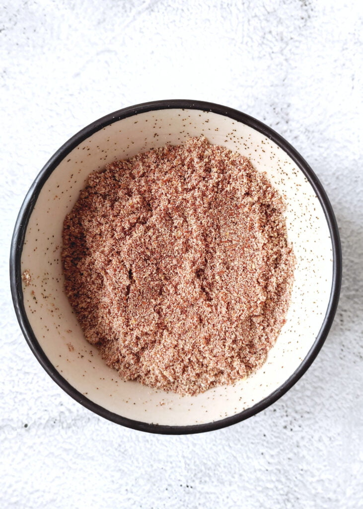 ground flaxseed in a bowl