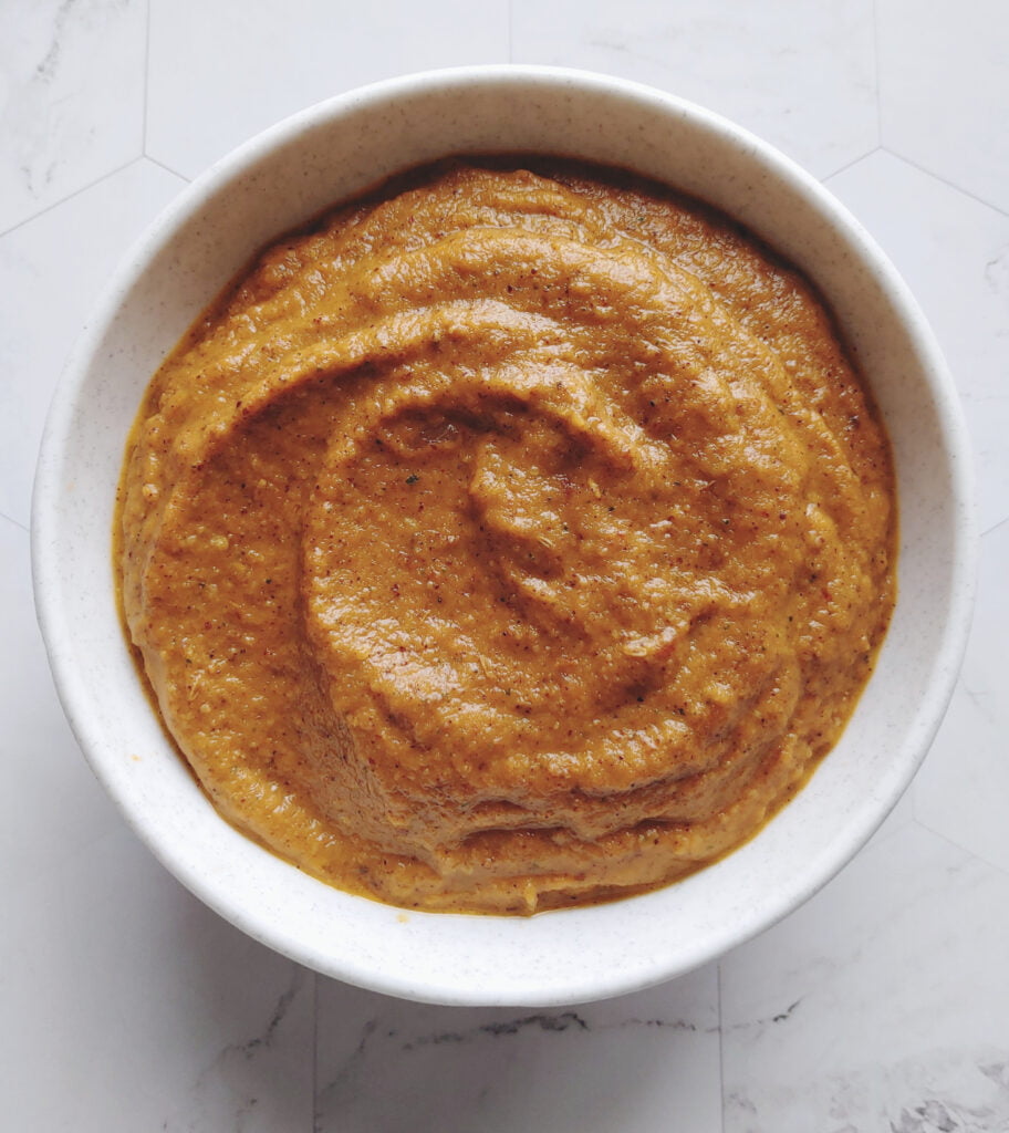 south indian style tomato onion chutney served in a bowl