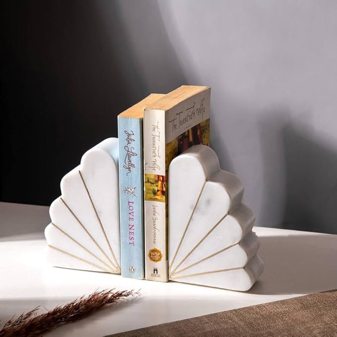 marble bookends