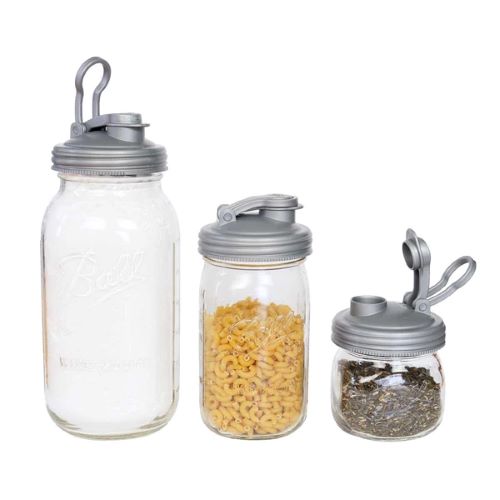 3 mason jars with resuable lids 3 mason jars with resuable lids