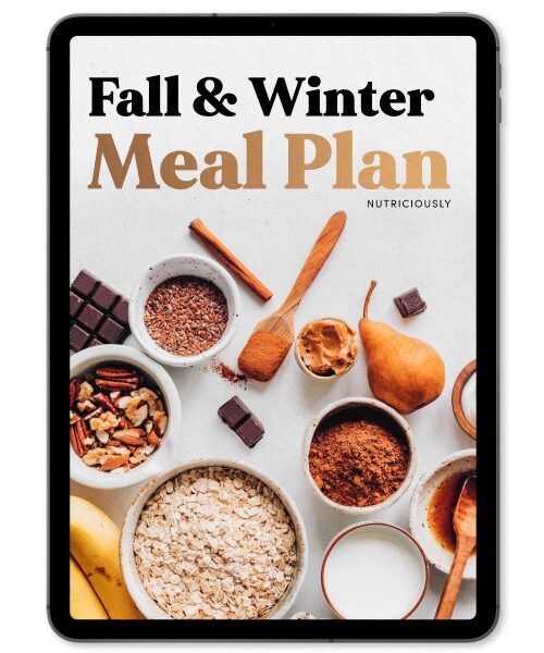 Fall Winter Meal Plan Mockup Fall Winter Meal Plan guide