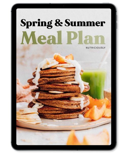 Spring Summer Meal Plan iPad Mockup Spring Summer Meal Plan guide