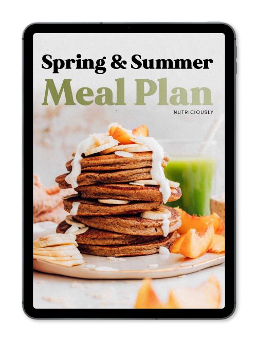 Spring Summer Meal Plan iPad Mockup Spring Summer Meal Plan guide