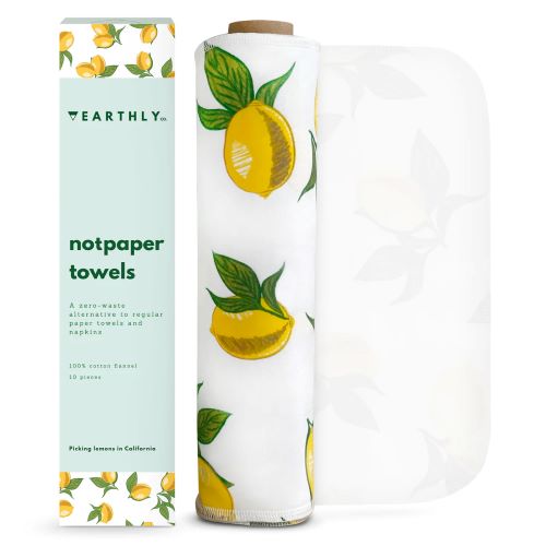 lemon_print_not_paper_kitchen_towel lemon print not paper kitchen towel