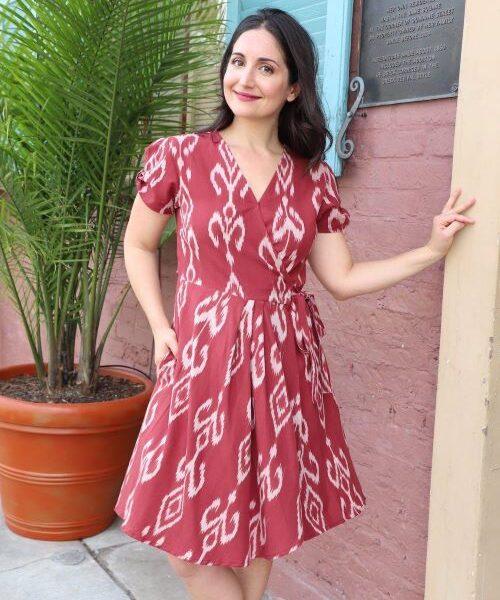 merlot-organic-cotton-wrap-dress- passion life merlot-organic-cotton-wrap-dress- passion life